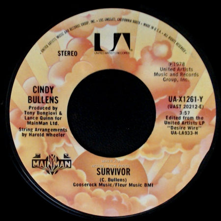 Cindy Bullens - Finally Rockin' / Survivor side B