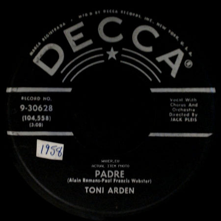 Toni Arden - Padre / All At Once side A