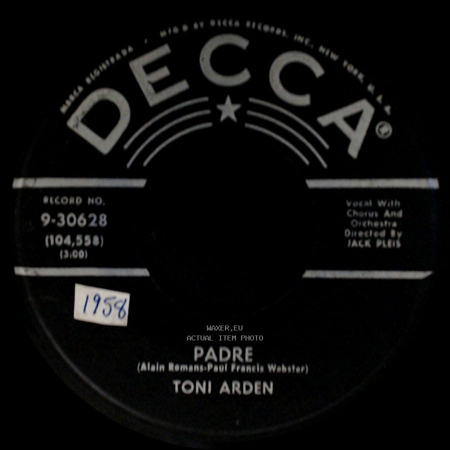 Toni Arden - Padre / All At Once side A