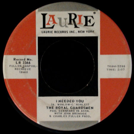 The Royal Guardsmen - I Needed You / Snoopy Vs. The Red Baron side A
