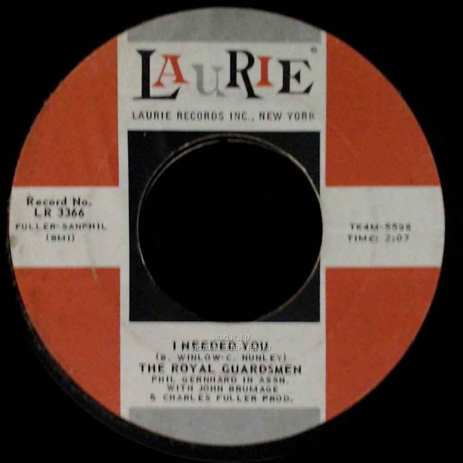 The Royal Guardsmen - I Needed You / Snoopy Vs. The Red Baron side B