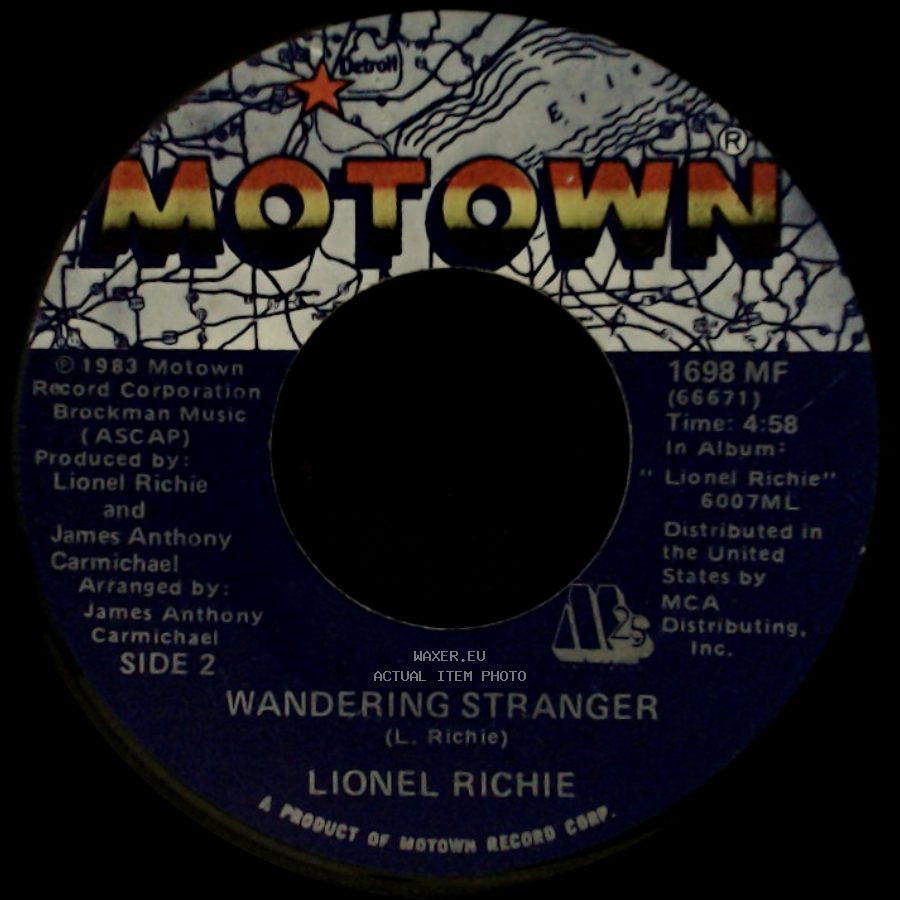 Lionel Richie - All Night Long (All Night) / Wandering Stranger side B