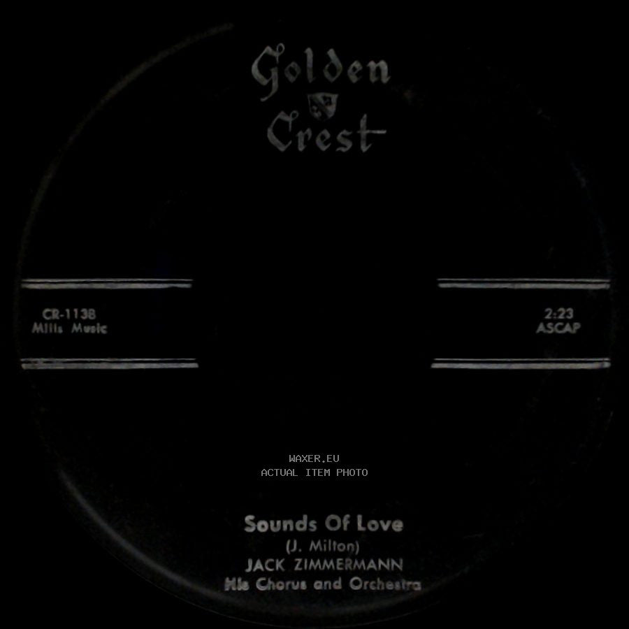 Jack Zimmermann - It's Love / Sounds Of Love side B