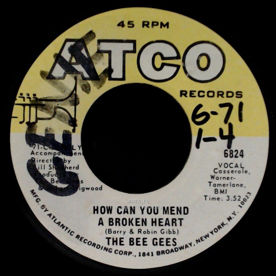 The Bee Gees - How Can You Mend A Broken Heart / Country Woman side A