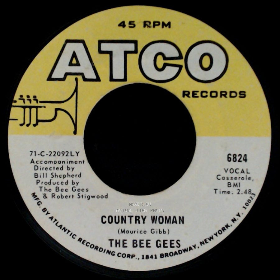 The Bee Gees - How Can You Mend A Broken Heart / Country Woman side B