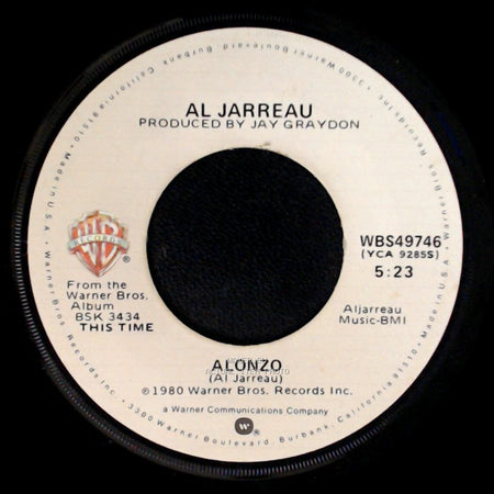 Al Jarreau - Alonzo / We're In This Love Together side A