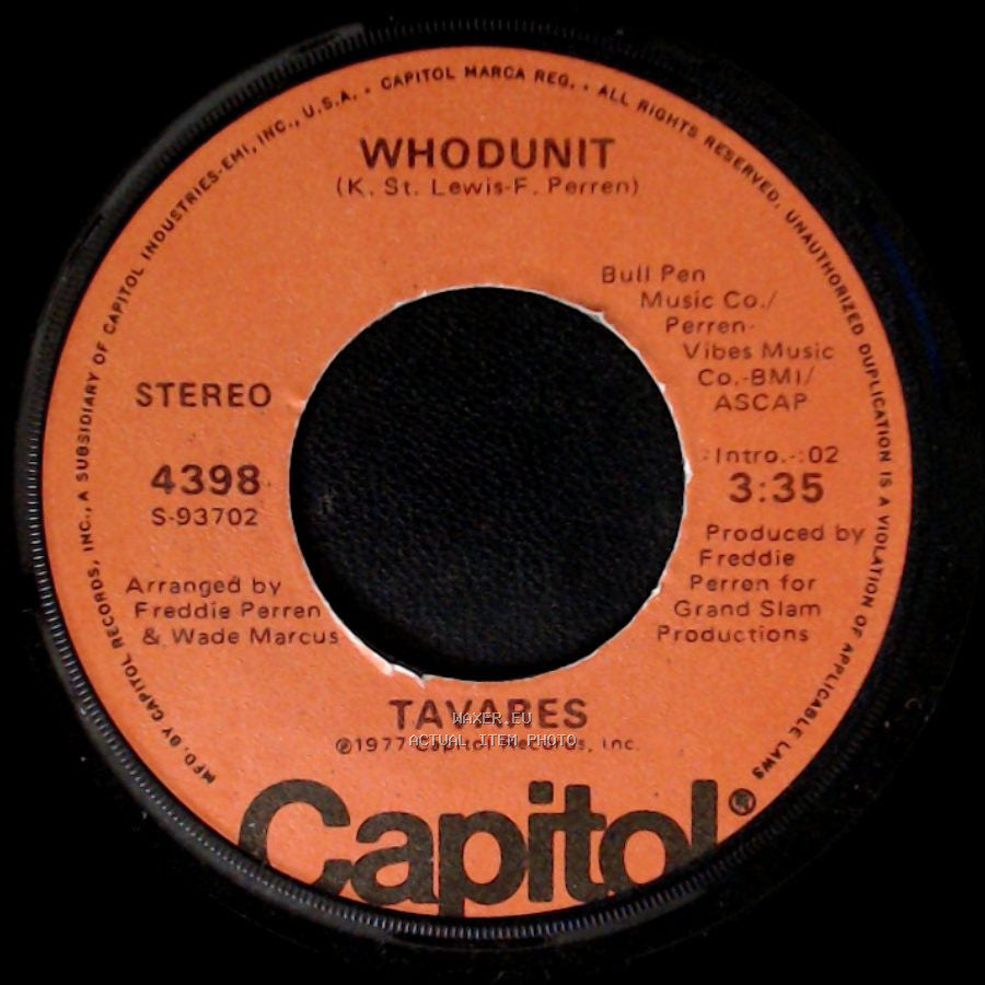 Tavares - Whodunit / Fool Of The Year side A