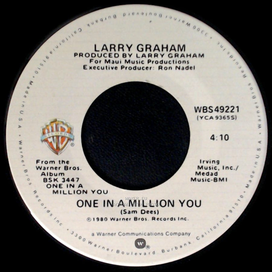 Larry Graham / Larry Graham With Graham Central Station - One In A Million You / The Entertainer side A
