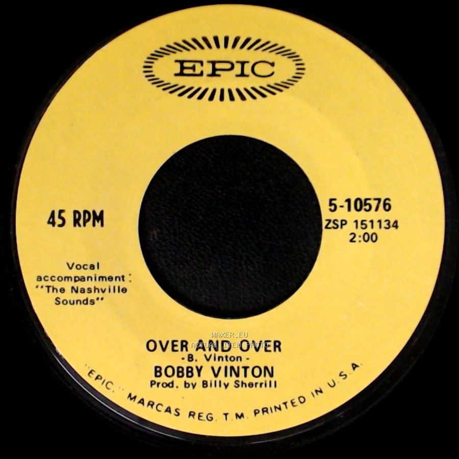 Bobby Vinton - Over And Over / My Elusive Dreams side A
