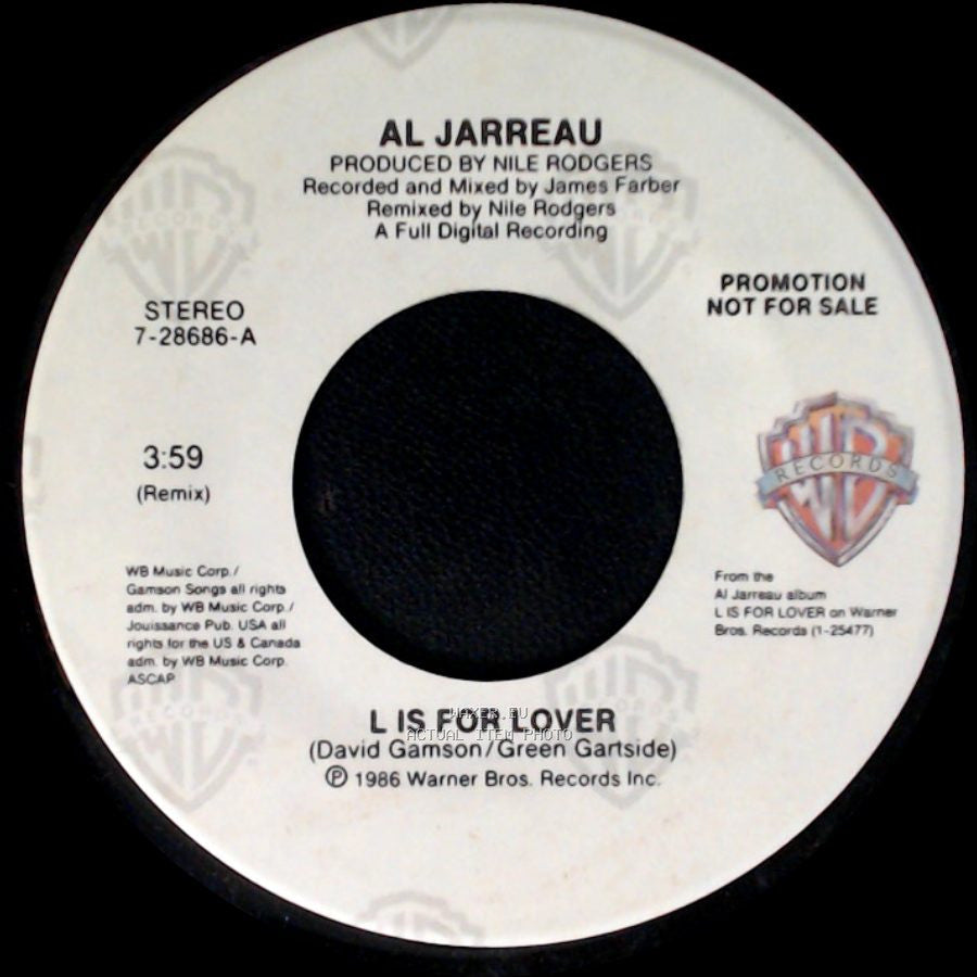 Al Jarreau - L Is For Lover / L Is For Lover side A