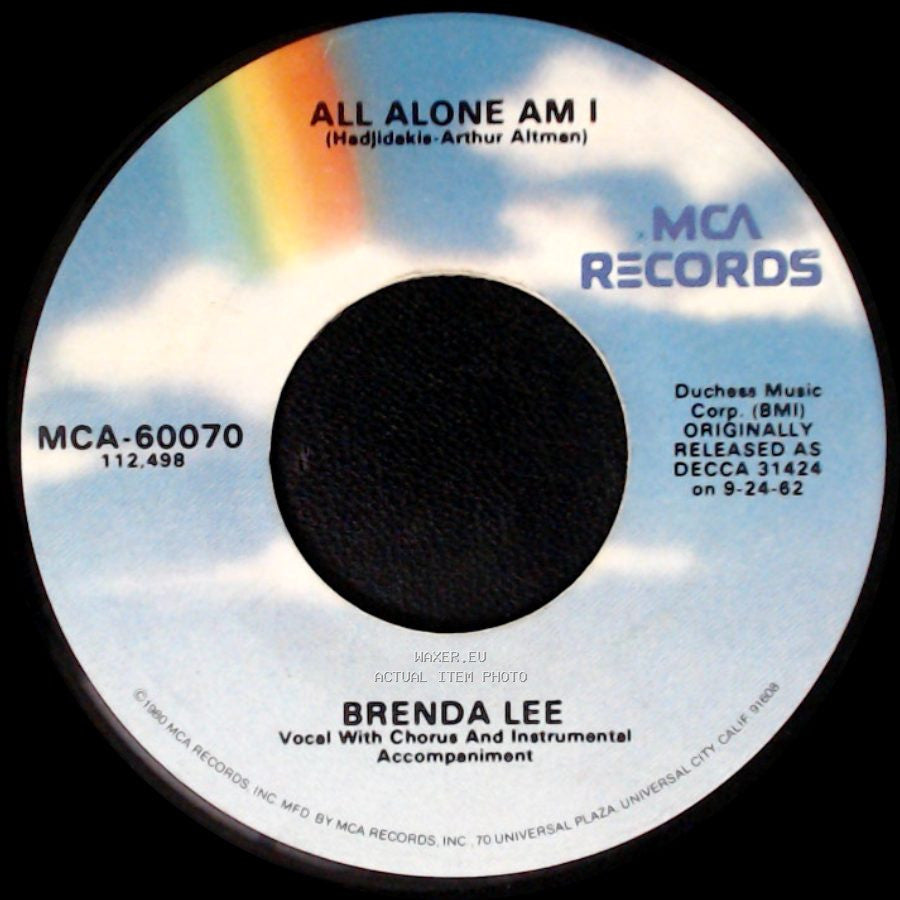 Brenda Lee - All Alone Am I / I'm Sorry side A