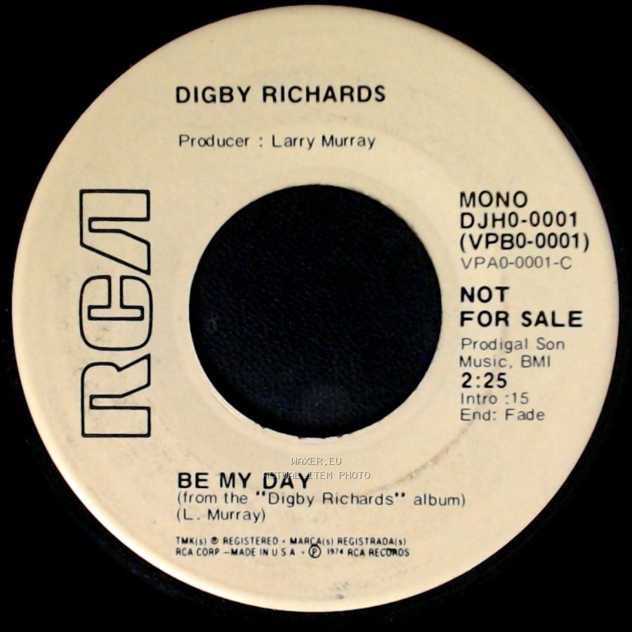 Digby Richards - Be My Day / Be My Day side A