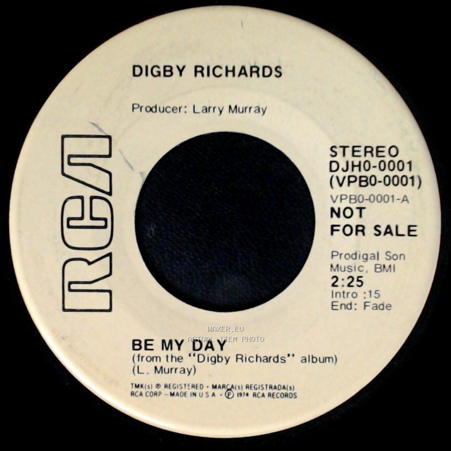 Digby Richards - Be My Day / Be My Day side B