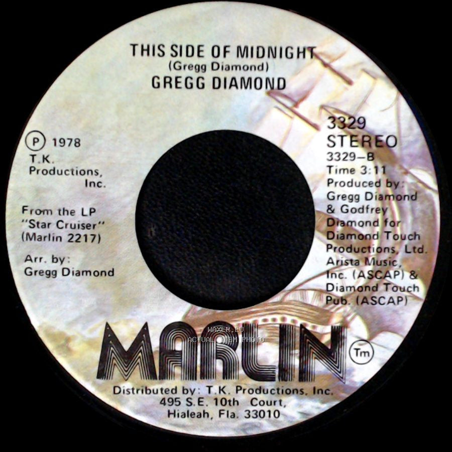 Gregg Diamond - This Side Of Midnight / This Side Of Midnight side B