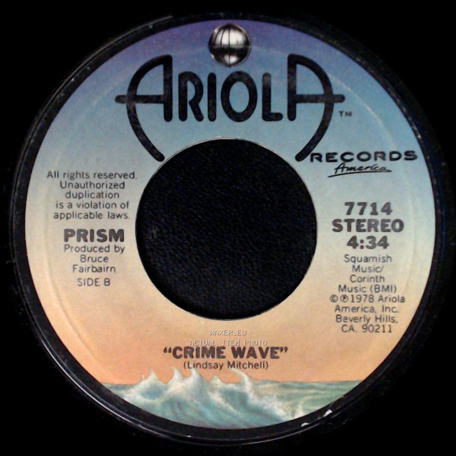 Prism - Flyin' / Crime Wave side B