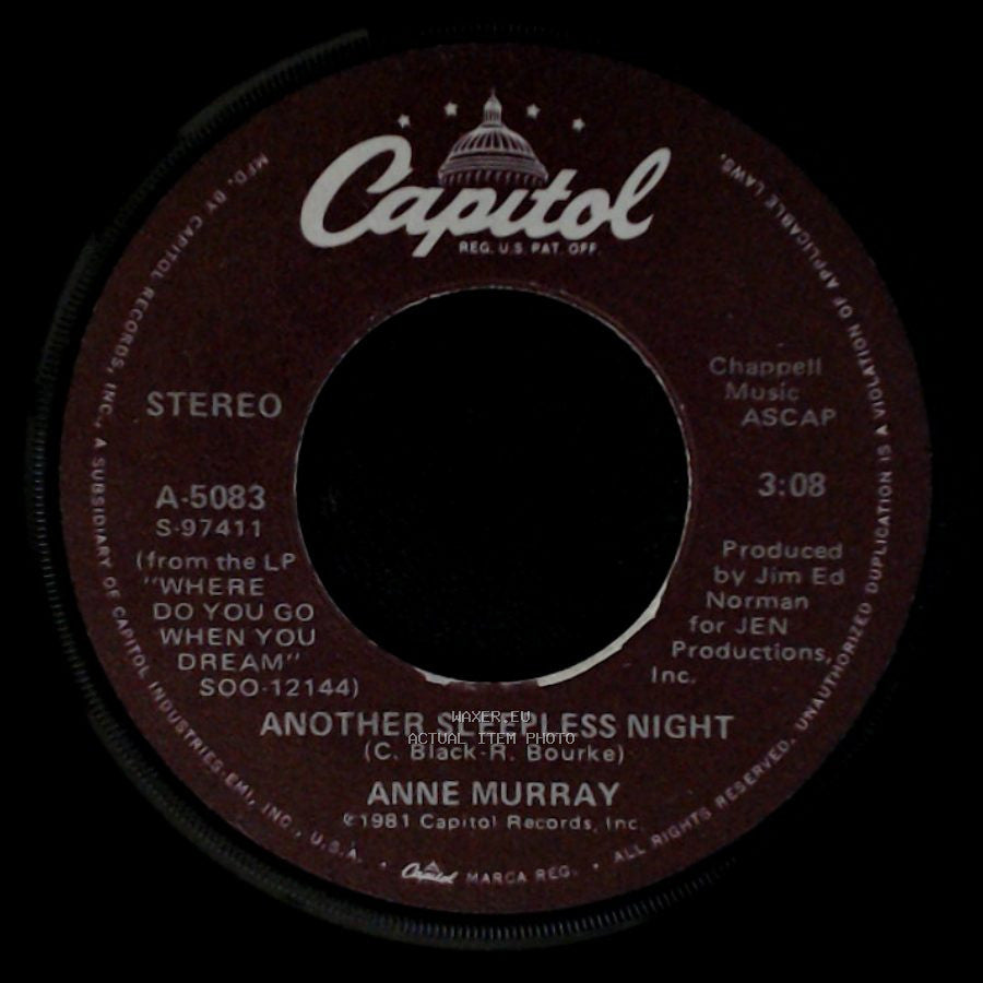 Anne Murray - Another Sleepless Night / It Should Have Been Easy side A