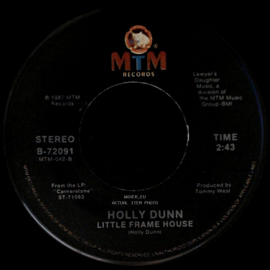 Holly Dunn - Little Frame House / Only When I Love side A