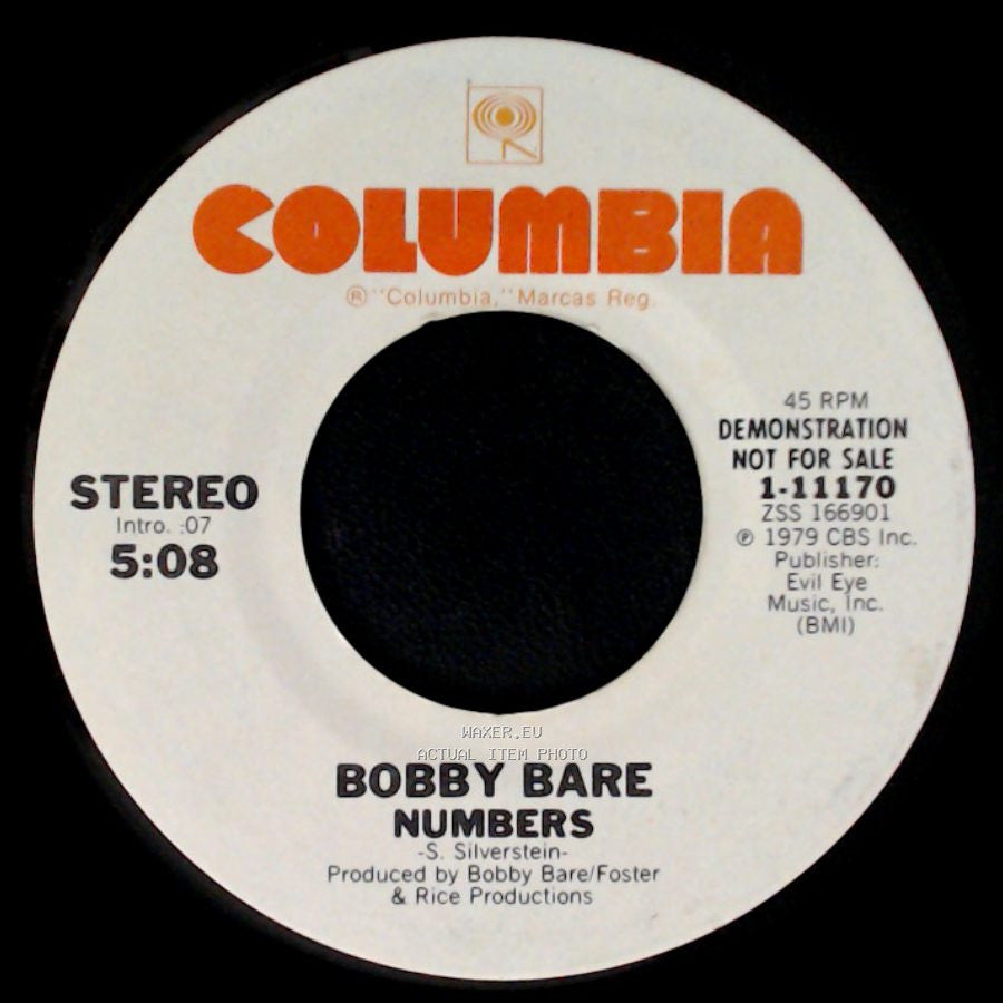 Bobby Bare - Numbers / Numbers side A