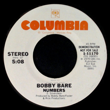 Bobby Bare - Numbers / Numbers side A