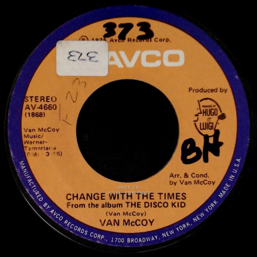 Van Mccoy - Good Night, Baby / Change With The Times side B
