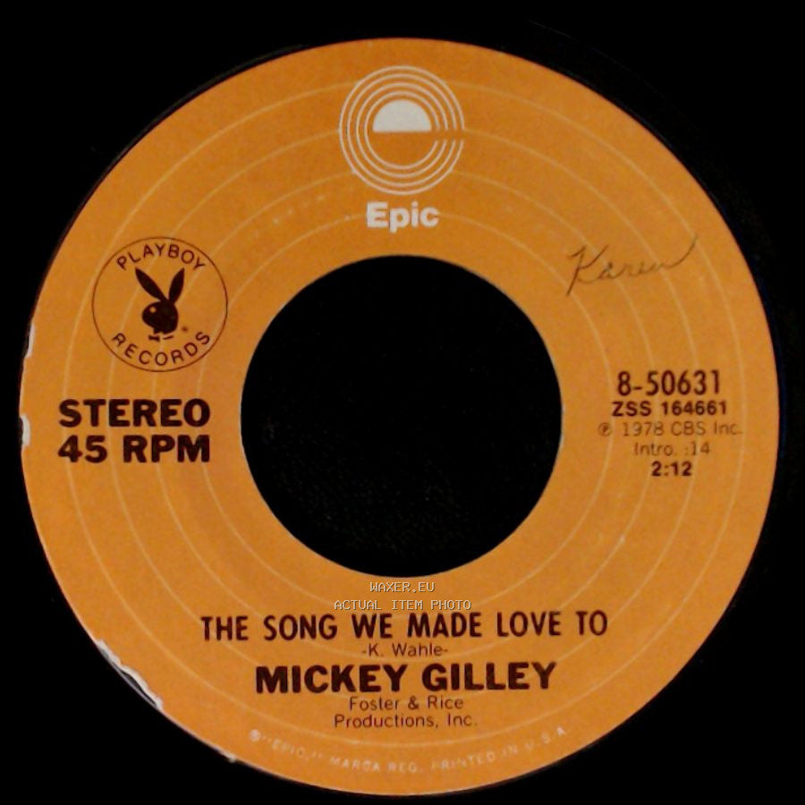 Mickey Gilley - The Song We Made Love To / Memphis Memories side A