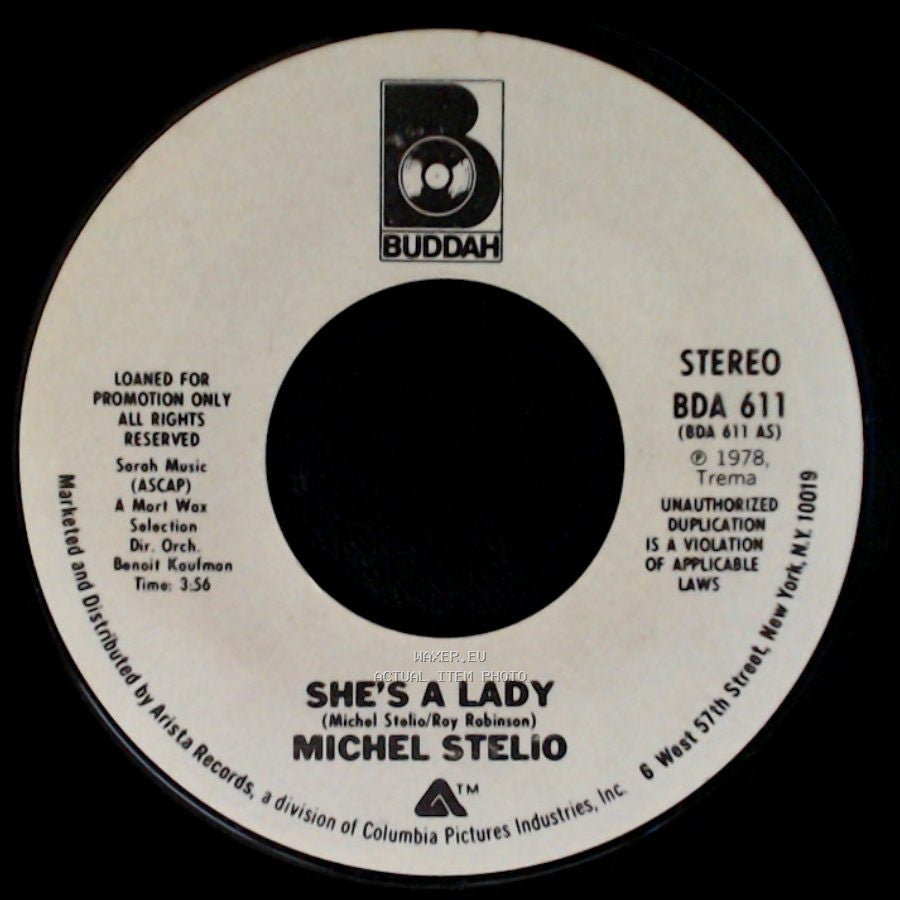 Michel Stelio - She's A Lady / She's A Lady side A