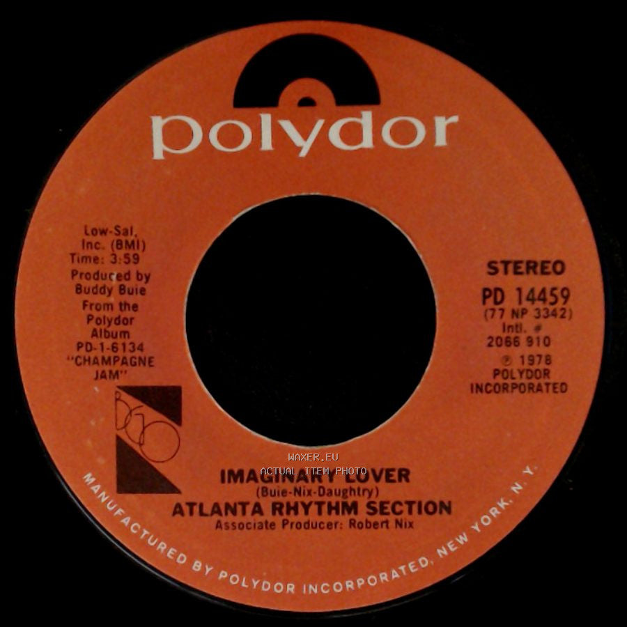 Atlanta Rhythm Section - Silent Treatment / Imaginary Lover side B