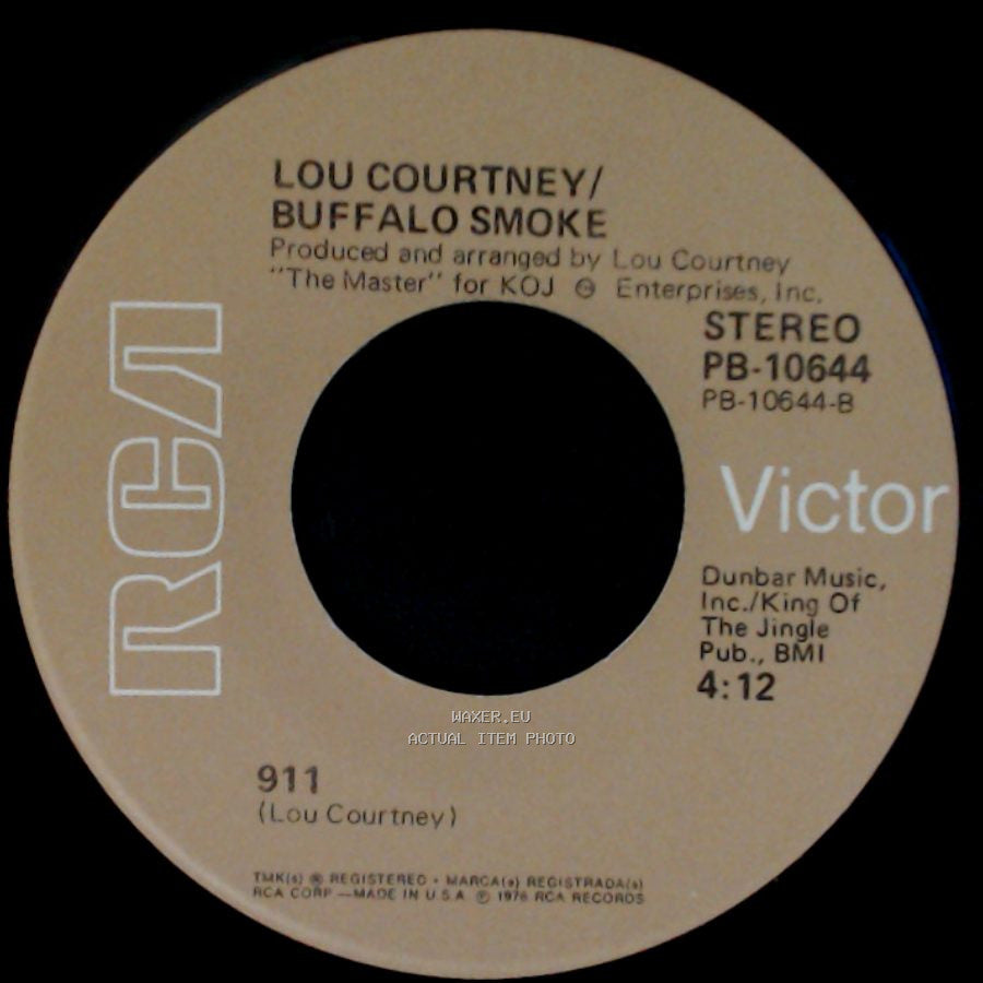 Lou Courtney / Buffalo Smoke / Lou Courtney - Call The Police / Buffalo Smoke side B