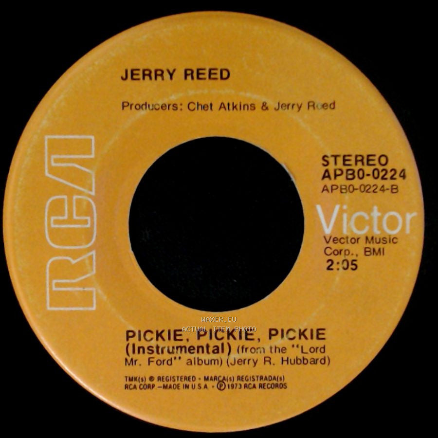 Jerry Reed - The Crude Oil Blues / Pickie, Pickie, Pickie (Instrumental) side B