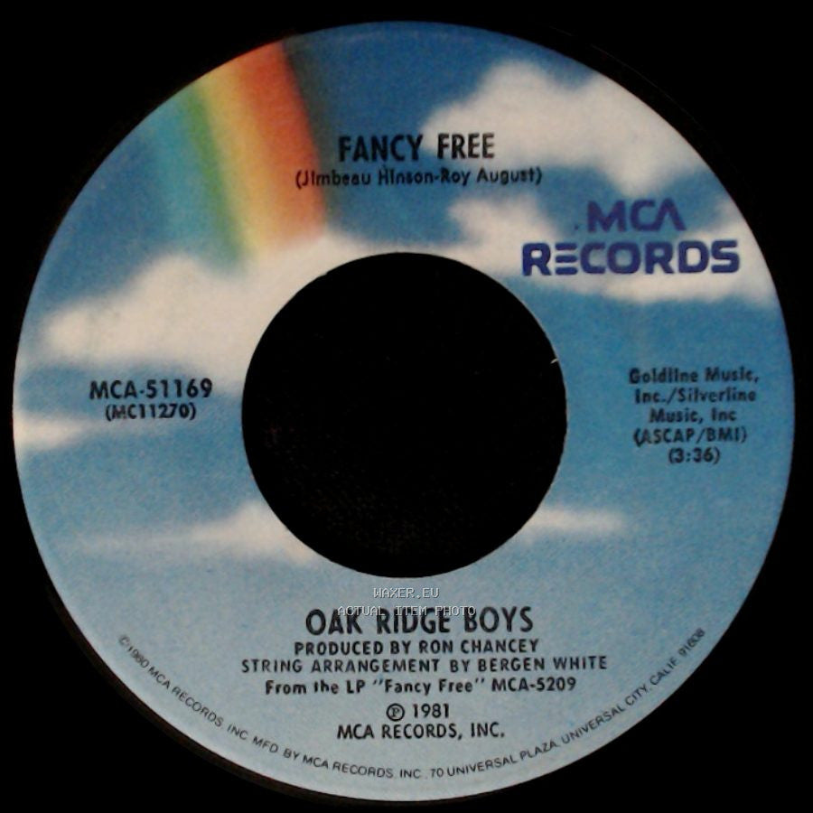Oak Ridge Boys - How Long Has It Been / Fancy Free side B