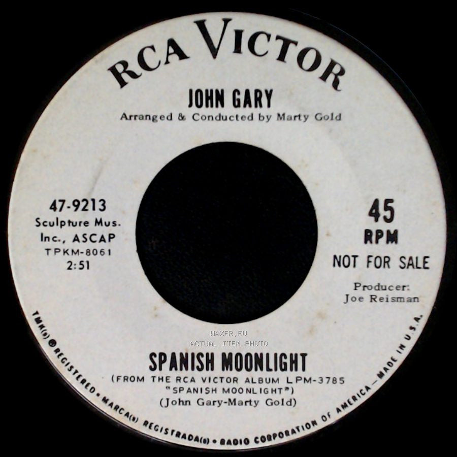 John Gary - Spanish Moonlight / Everybody Say Peace side A