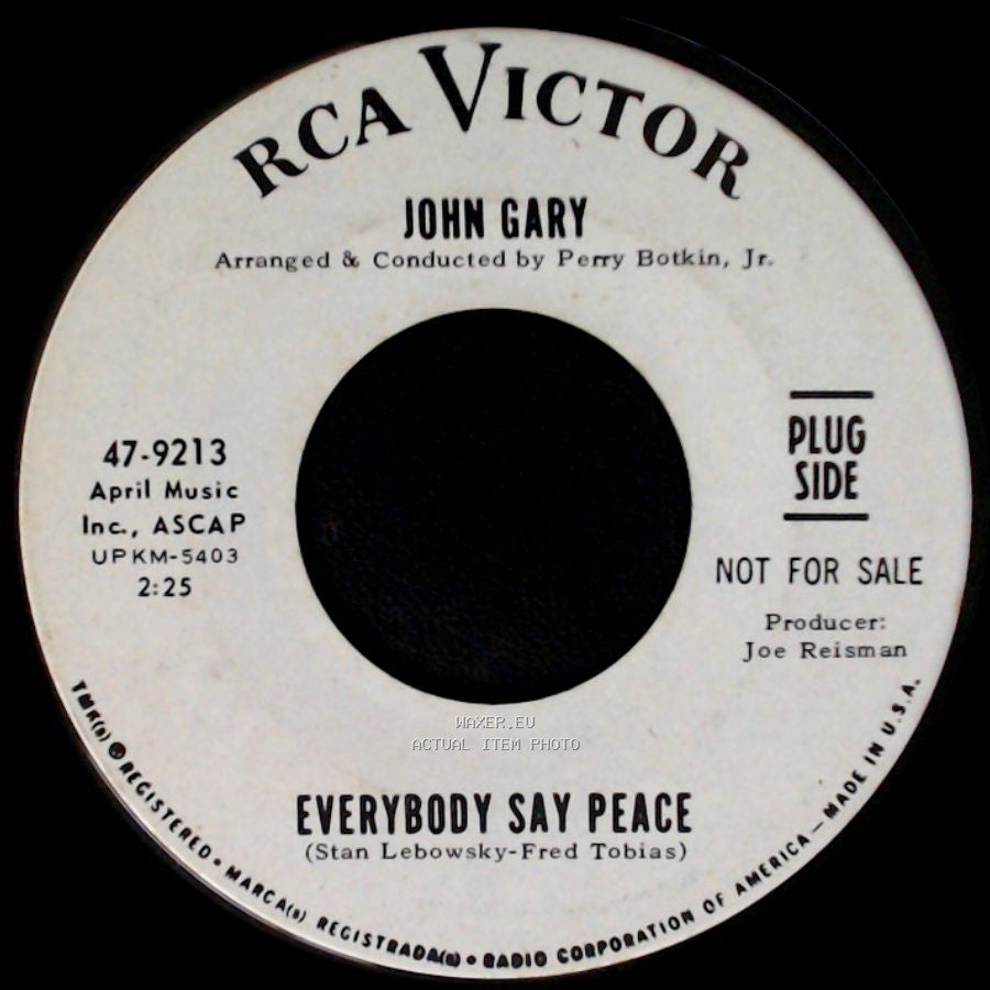 John Gary - Spanish Moonlight / Everybody Say Peace side B