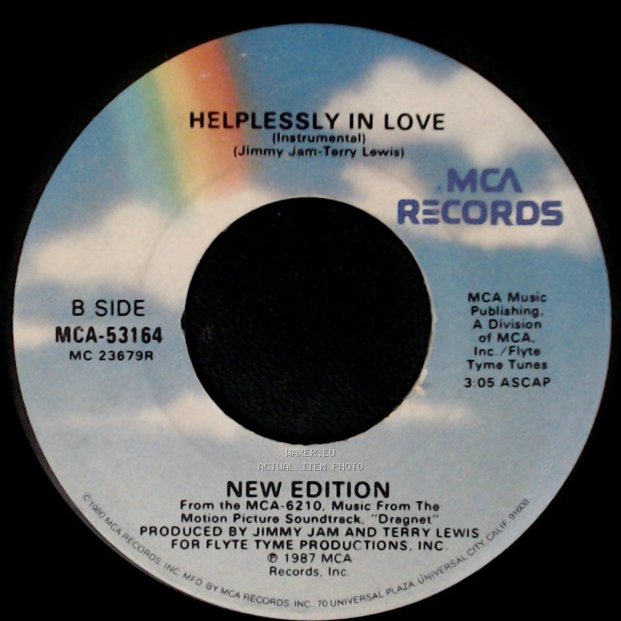 New Edition - Helplessly In Love / Helplessly In Love (Instrumental) side B