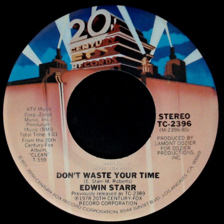 Edwin Starr - Contact / Don't Waste Your Time side B