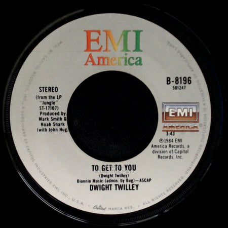 Dwight Twilley - Girls / To Get To You side B
