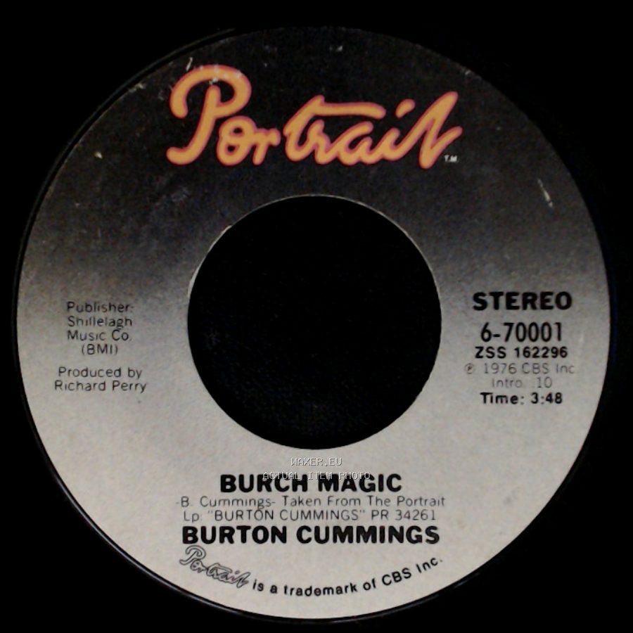 Burton Cummings - Burch Magic / Stand Tall side A