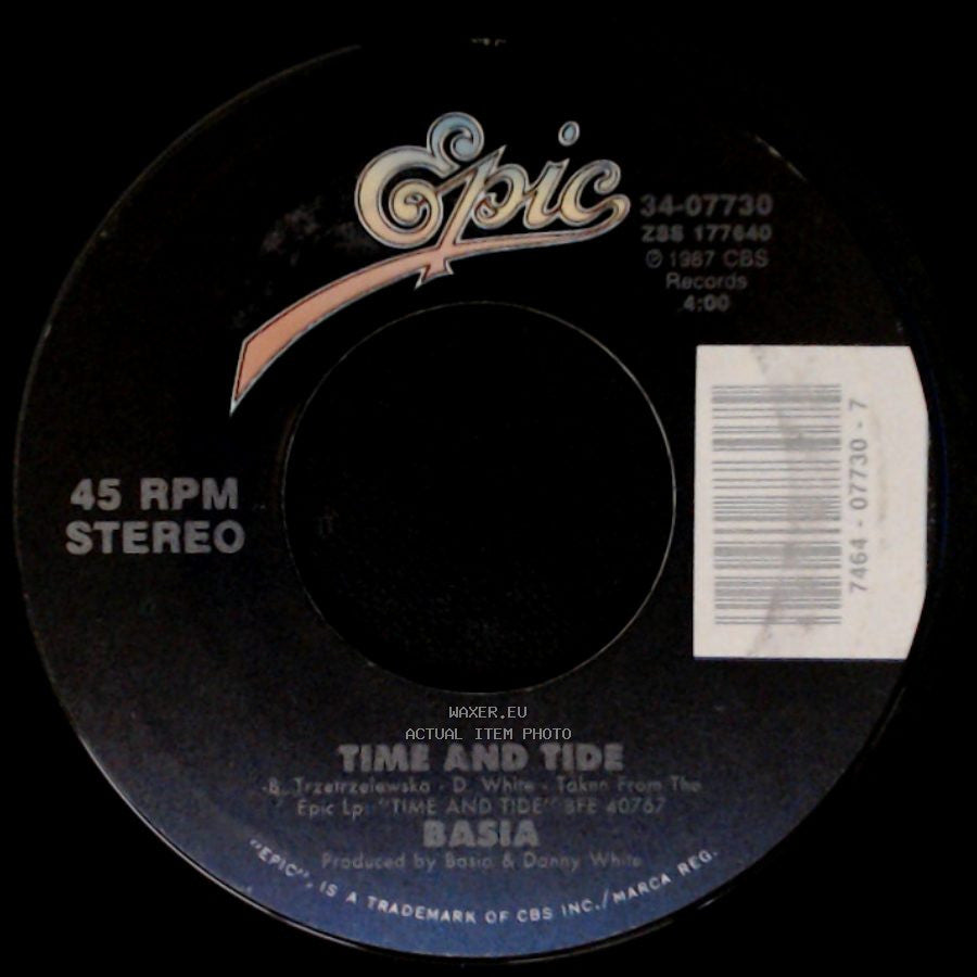 Basia - Run For Cover / Time And Tide side B