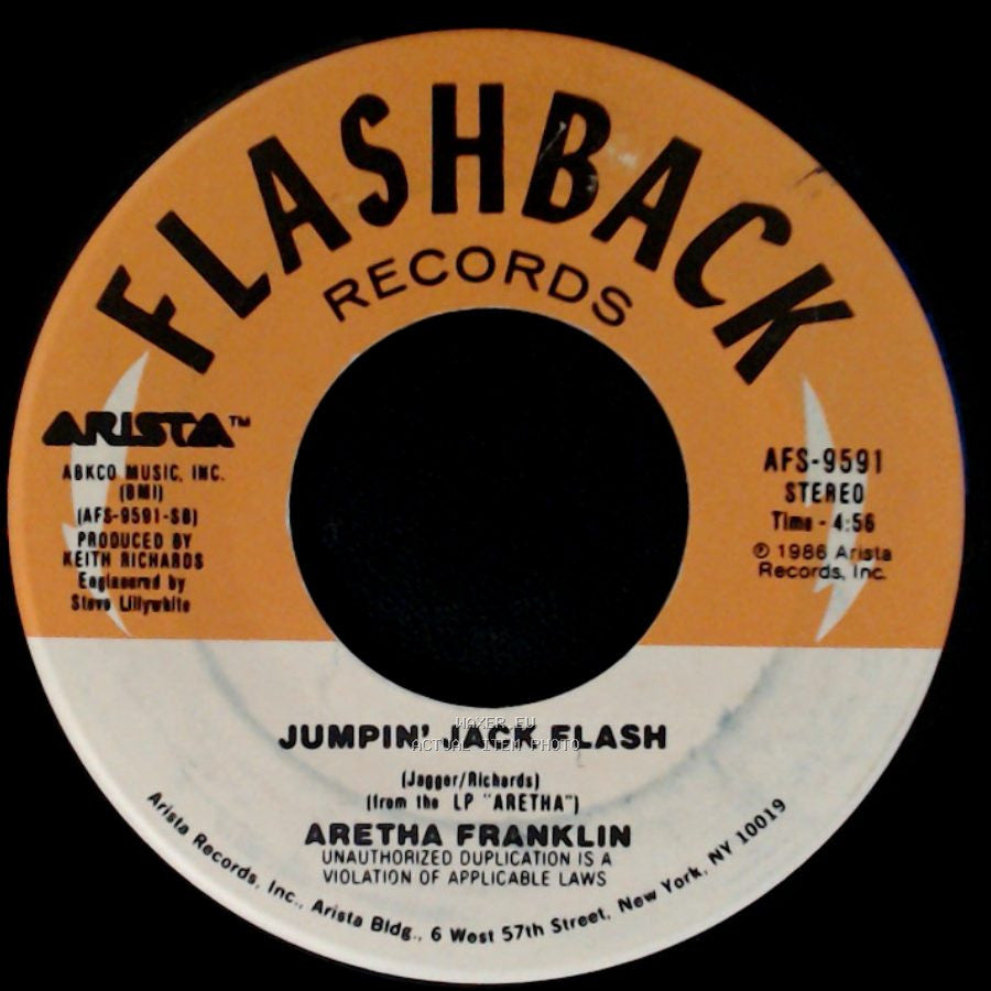 Aretha Franklin - Jimmy Lee / Jumpin' Jack Flash side B