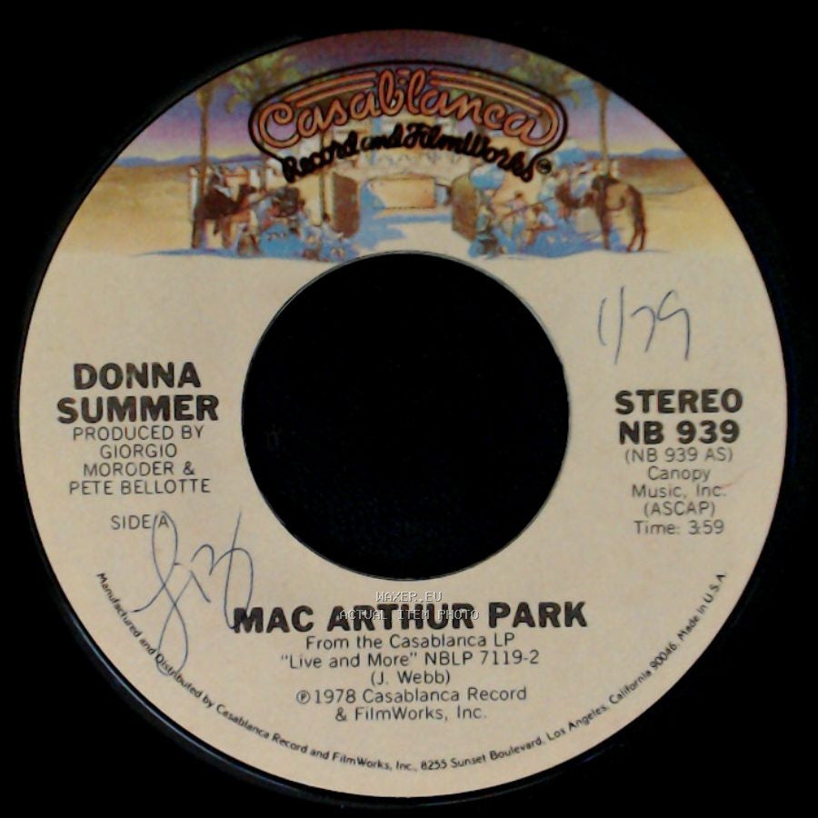 Donna Summer - Mac Arthur Park / Once Upon A Time side A
