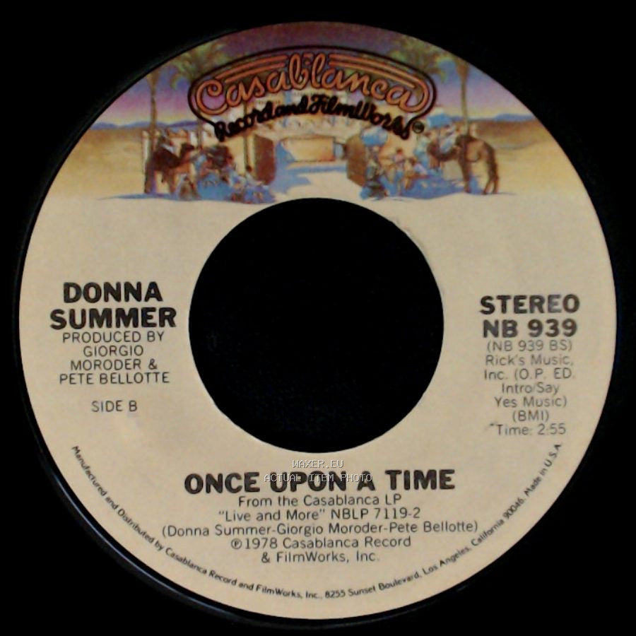 Donna Summer - Mac Arthur Park / Once Upon A Time side B