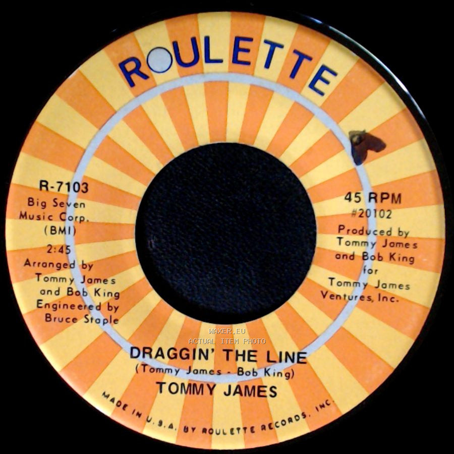Tommy James - Draggin' The Line / Bits & Pieces side A
