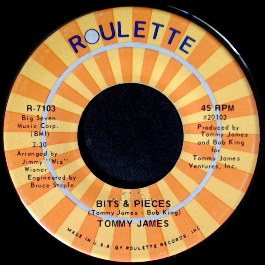 Tommy James - Draggin' The Line / Bits & Pieces side B