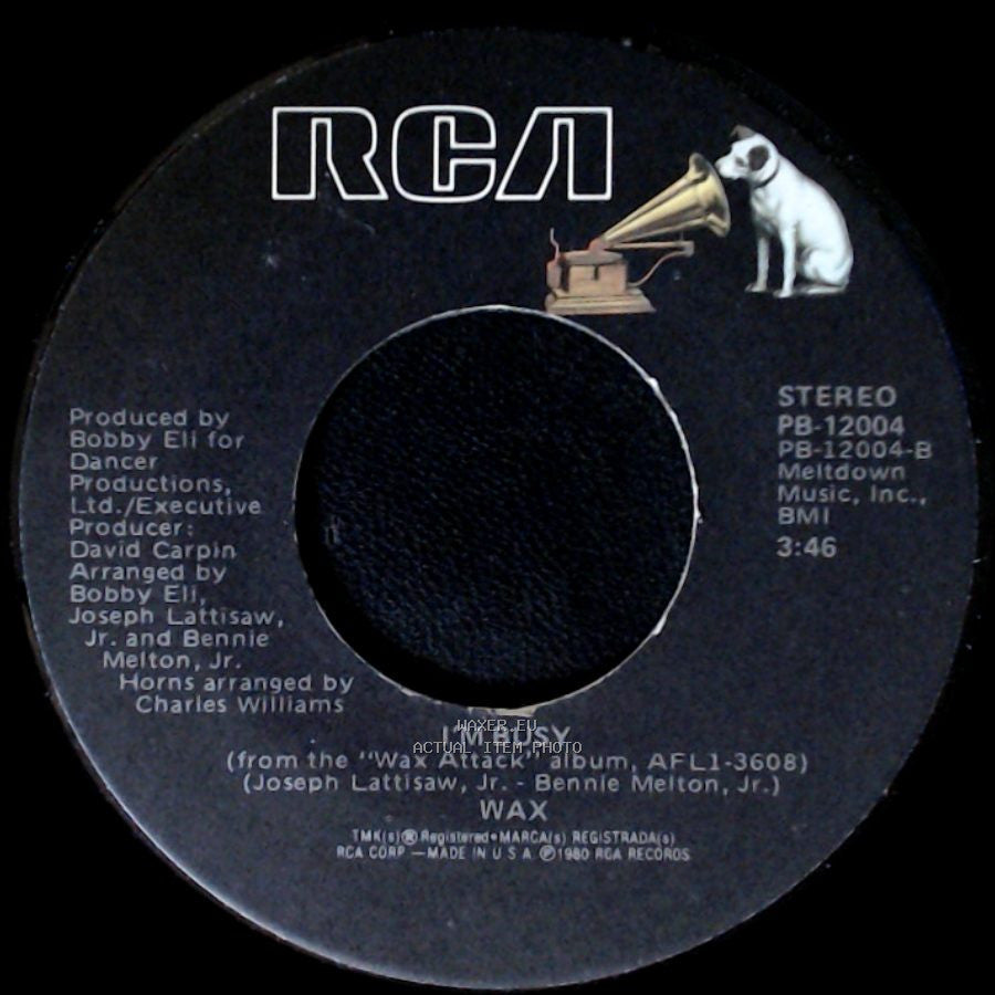 Wax - Rock Stomp, (We Gotta Party) / I'm Busy side B