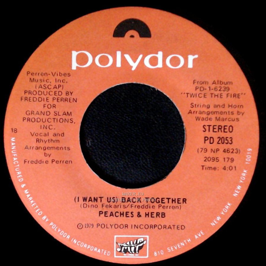 Peaches & Herb - (I Want Us) Back Together / I Pledge My Love side A