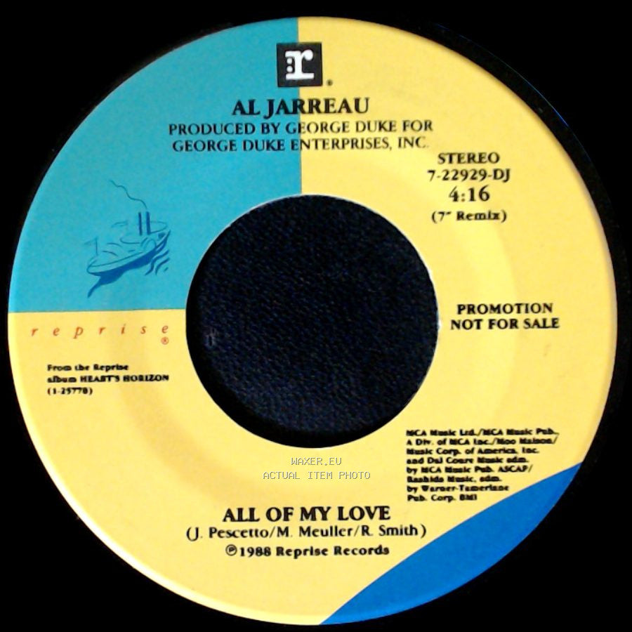 Al Jarreau - All Of My Love / All Of My Love side B