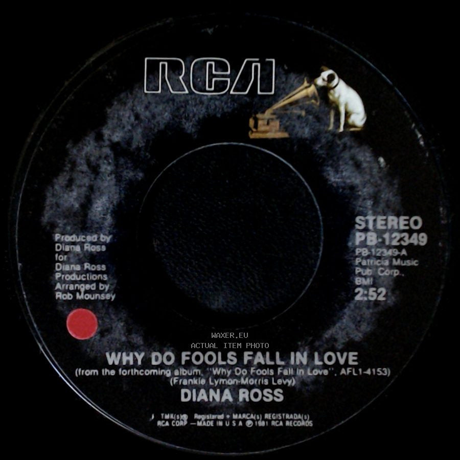 Diana Ross - Why Do Fools Fall In Love / Think I'm In Love side A