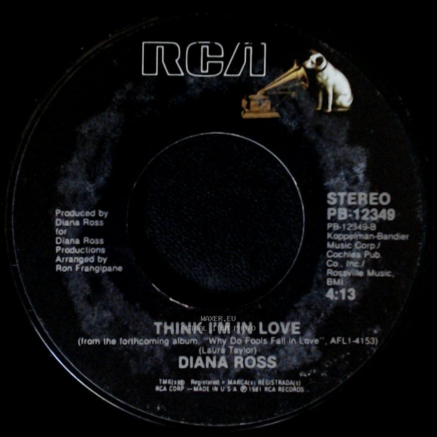 Diana Ross - Why Do Fools Fall In Love / Think I'm In Love side B