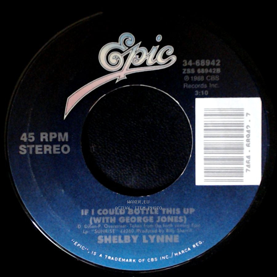 Shelby Lynne - The Hurtin' Side / If I Could Bottle This Up (With George Jones) side B