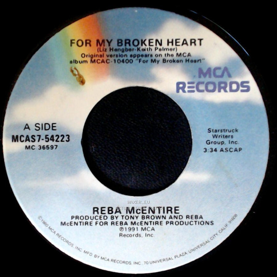 Reba Mcentire - For My Broken Heart / Bobby side A