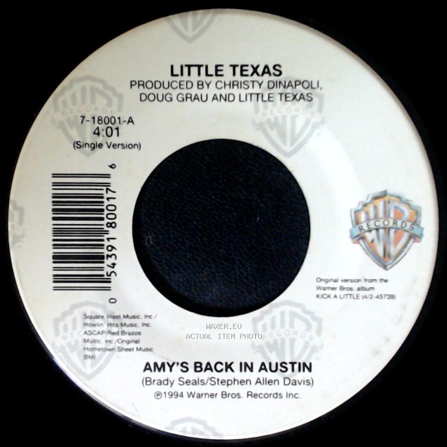 Little Texas - Amy's Back In Austin / Excerpts From Country World Premiere Radio Show side A